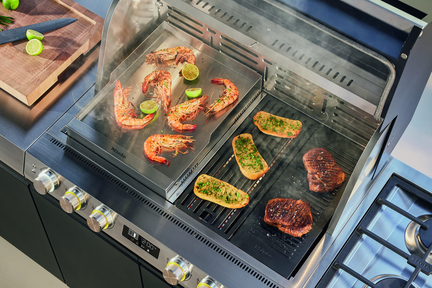 Miele Dreams – Cook S 2P – Gaskochfeld-Modul (3x Schubladen) – Bild 4 Miele Dreams – Cook S 2P – Gaskochfeld-Modul (3x Schubladen) – Produktbild 4