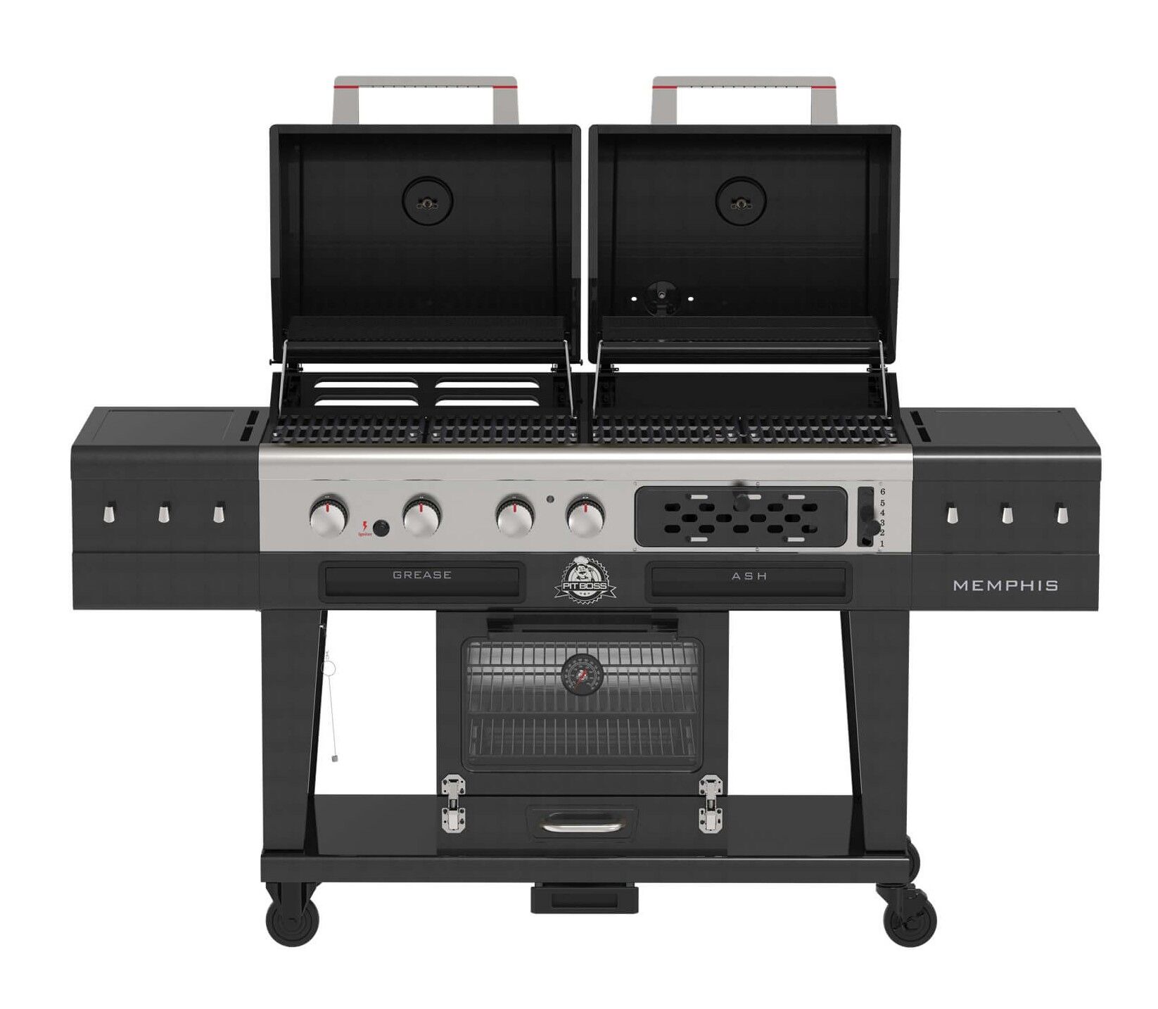 Pit Boss Memphis Ultimate 2.0 Kombigrill | Pelletsmoker, Holzkohlegrill & Gasgrill