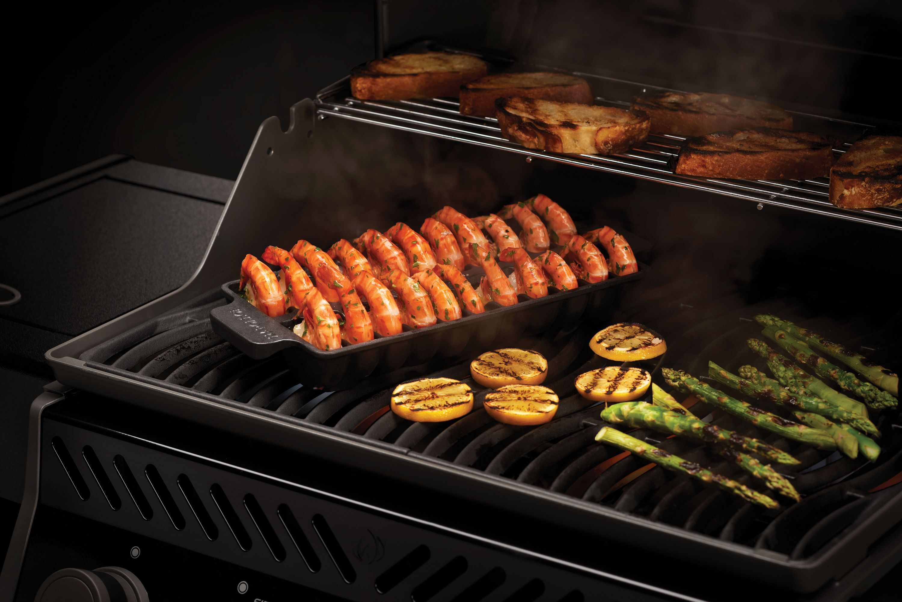 Napoleon Gusseisenschale für Garnelen – Bild 1 Napoleon Gusseisenschale für Garnelen – Produktbild 1