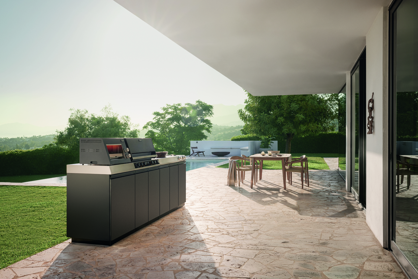 Miele Dreams – Fire Pro L 4P – Vernetzter Gasgrill (3x Schubladen / 1x Tür) – Produktbild 11