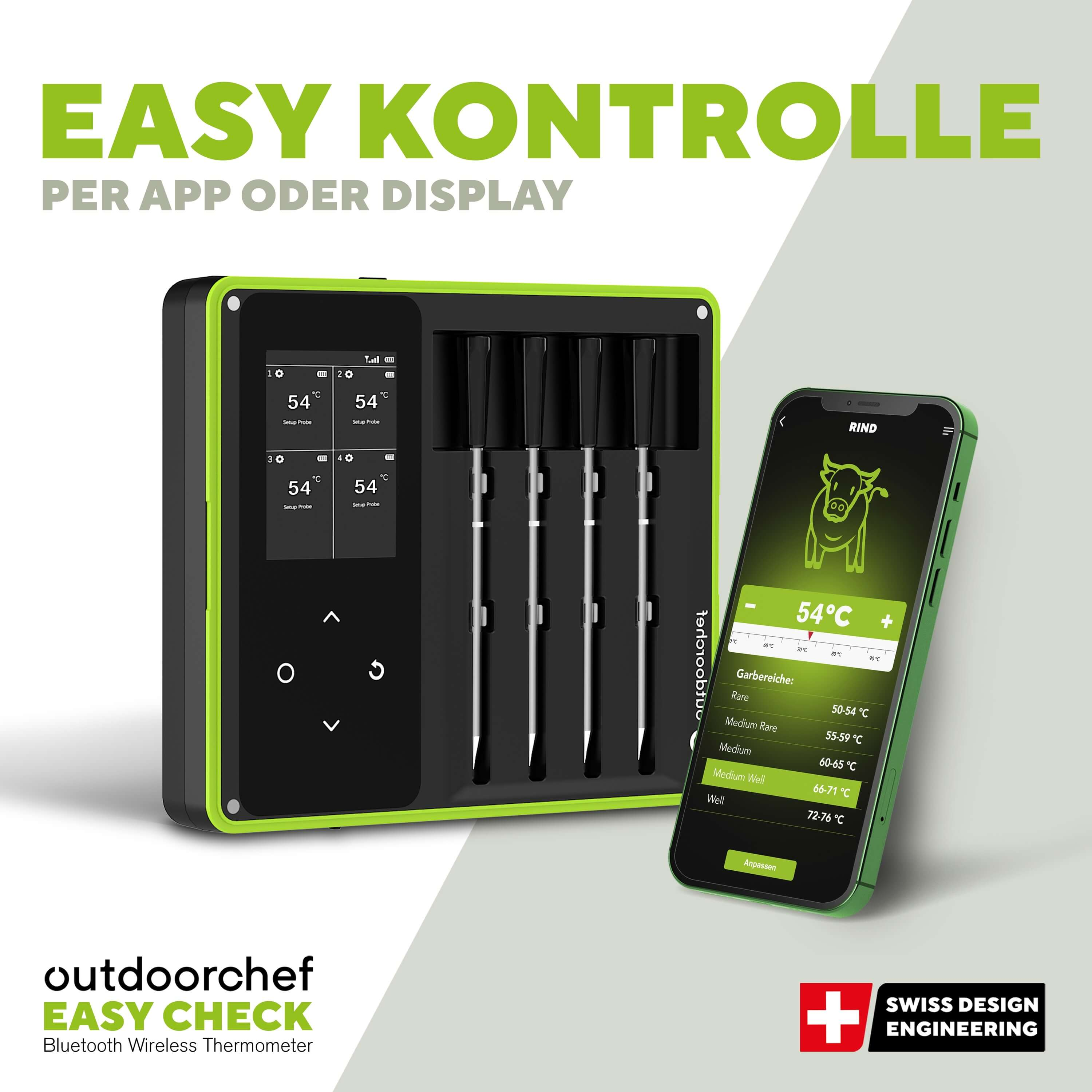 Outdoorchef EASY CHECK THERMOMETER QUADRO – Produktbild 3