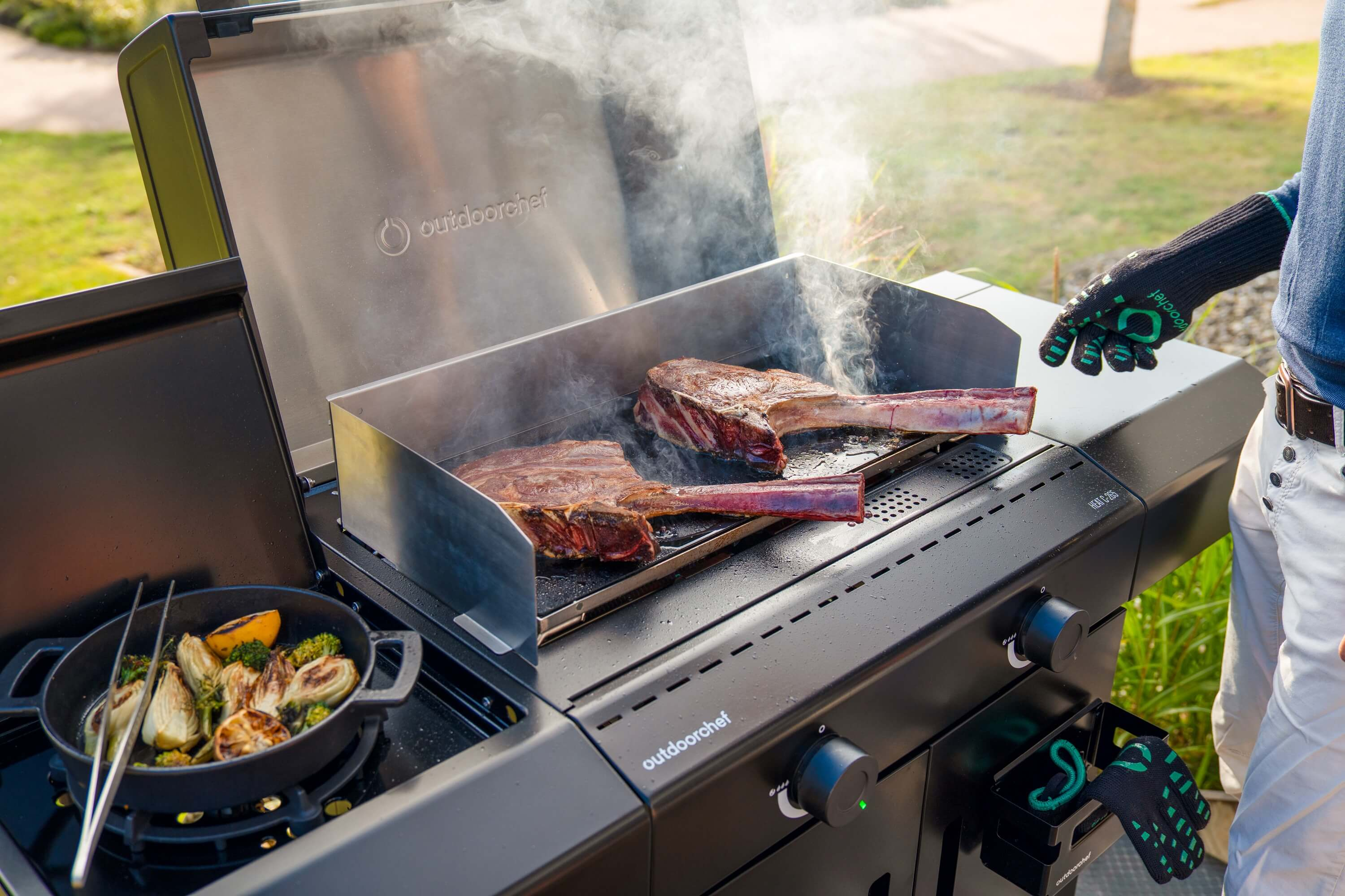 Outdoorchef BLAZINGLAS OUTDOORCHEF XXL für HEAT Power Grillstation C-265 – Produktbild 1