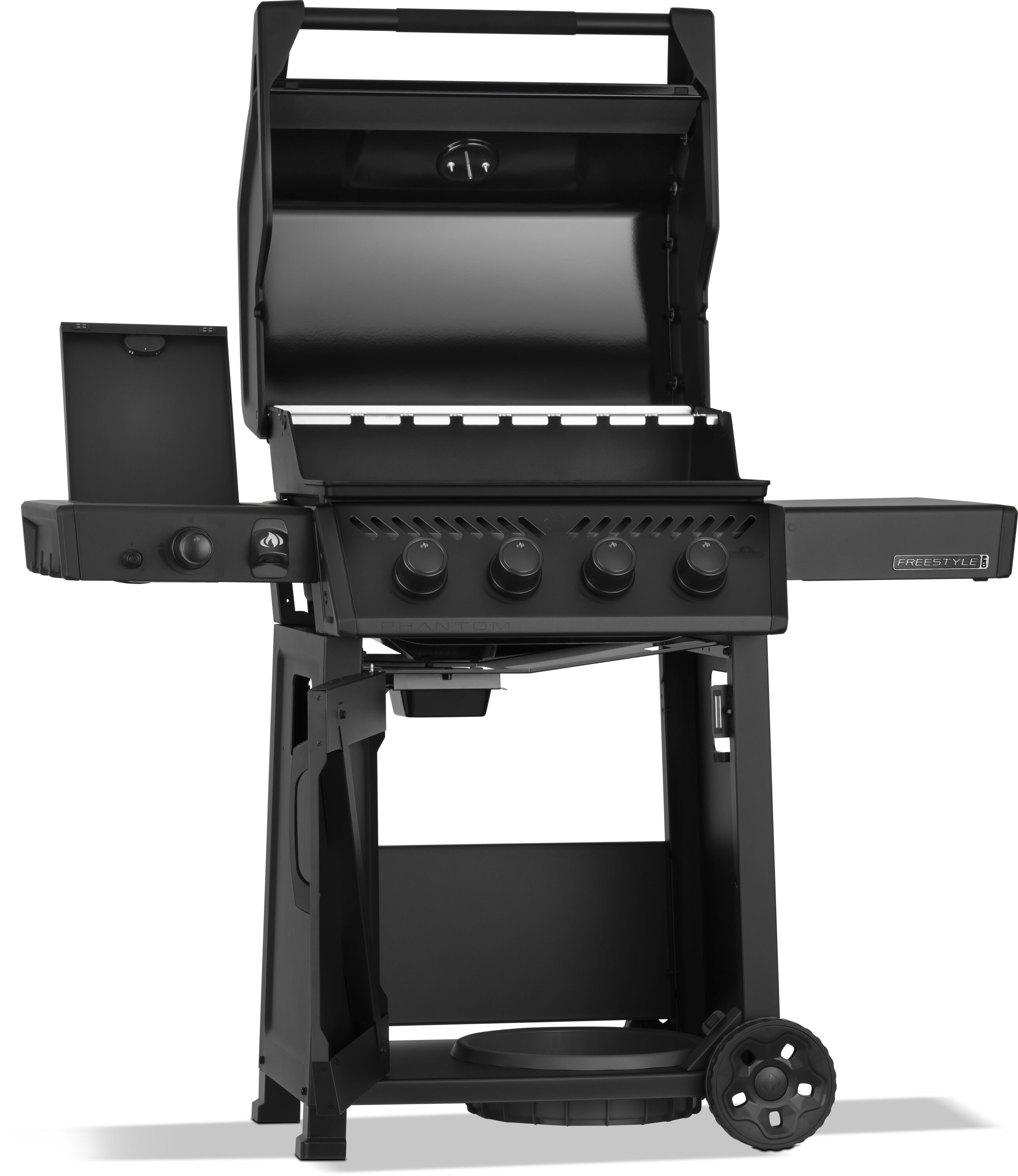 Napoleon Phantom Freestyle PRO 425 in Mattschwarz mit Sizzle Zone und Edelstahlrosten | Modell 2026 Napoleon Phantom Freestyle PRO 425 in Mattschwarz mit Sizzle Zone und Edelstahlrosten | Modell 2026