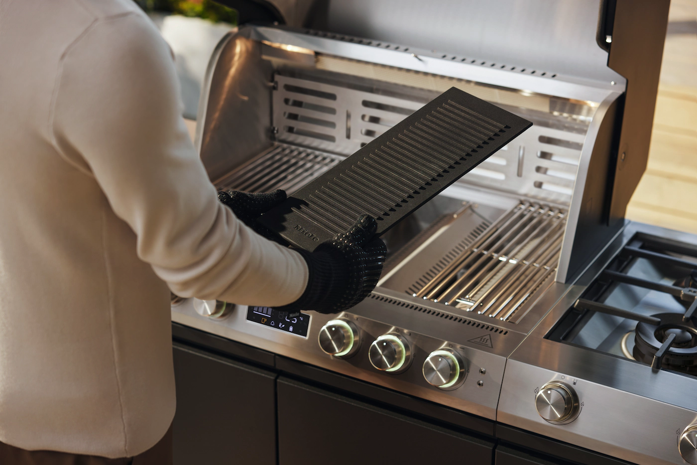 Miele SearMaster XS Grillplatte Gusseisen – Produktbild 1