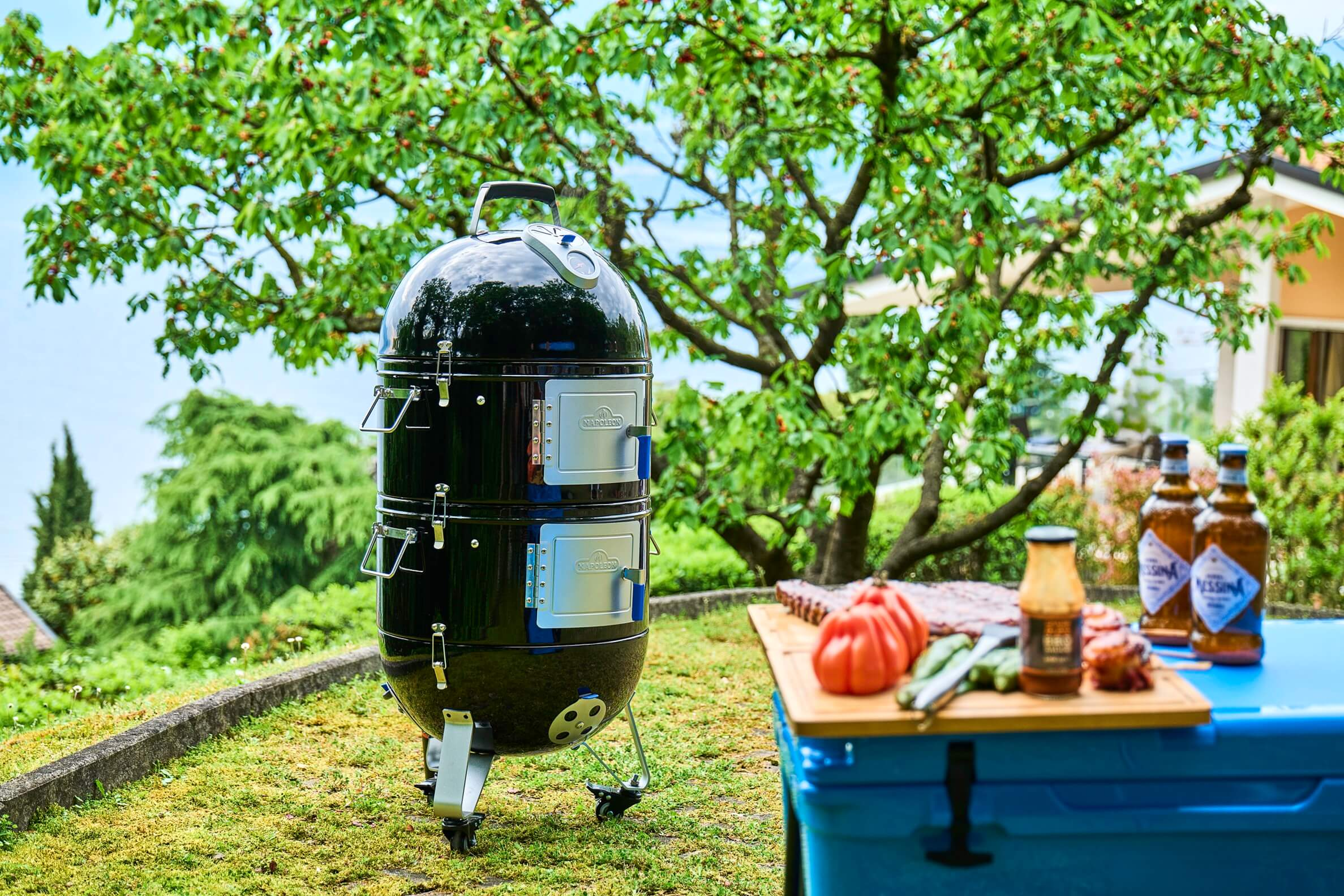 Napoleon Holzkohlegrill Apollo 22 | 3 in 1 Watersmoker Ø 57 cm – Produktbild 34