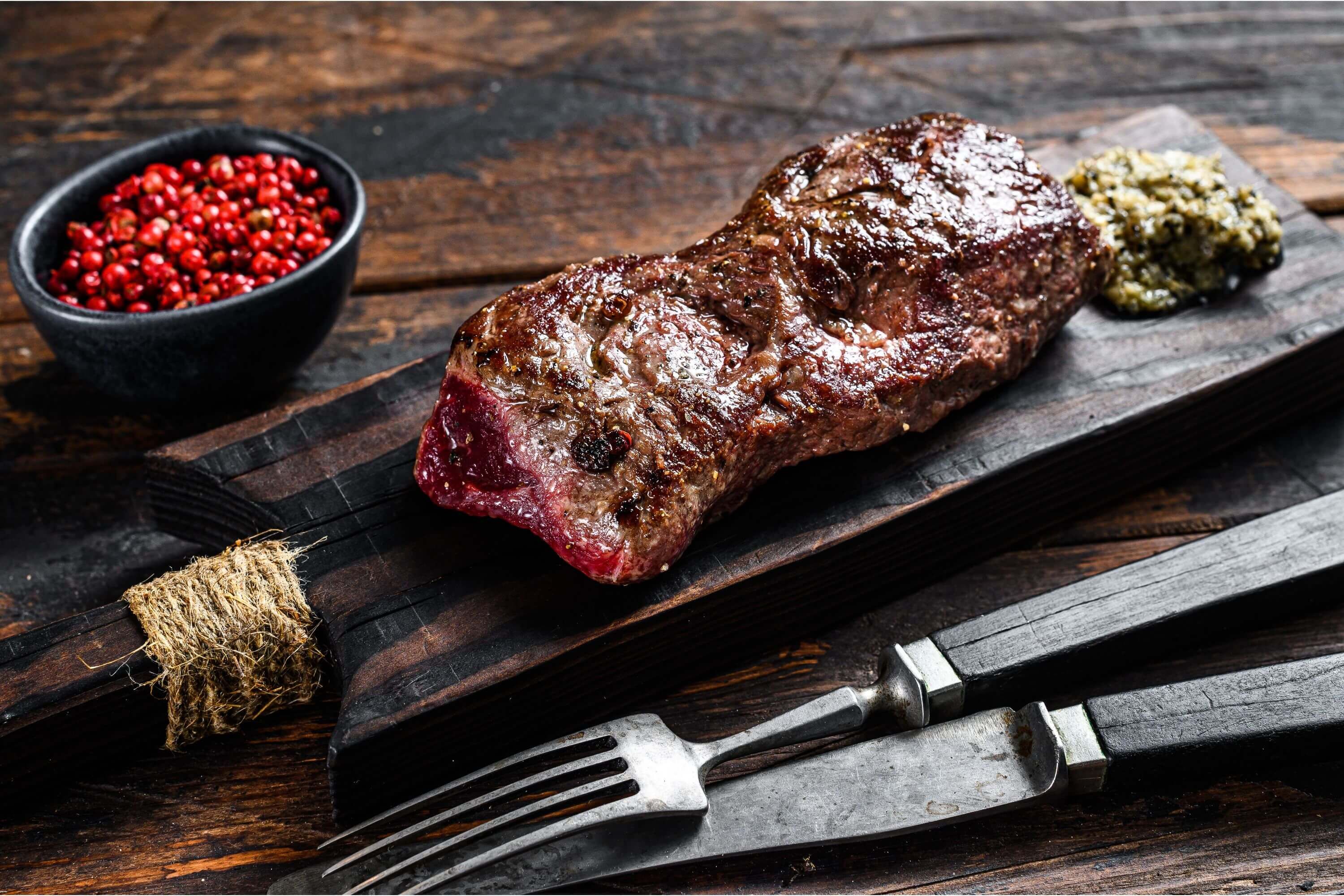 Gegrilltes Rumpsteak vom Black Angus Rind