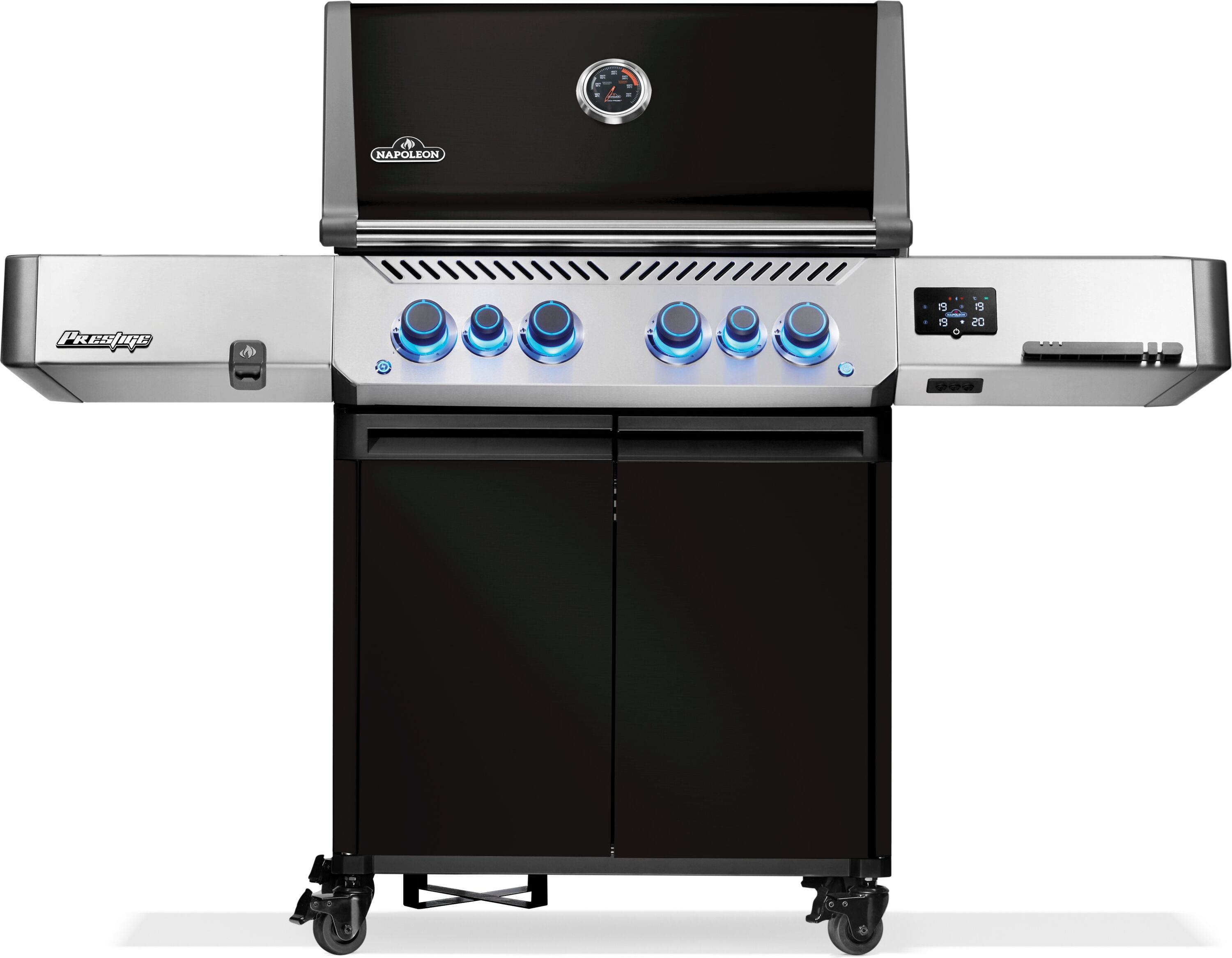 Napoleon Prestige 500 Connected Gasgrill mit Sizzle Zone und Heckbrenner Schwarz | Modell 2025 Napoleon Prestige 500 Connected Gasgrill mit Sizzle Zone und Heckbrenner Schwarz | Modell 2025