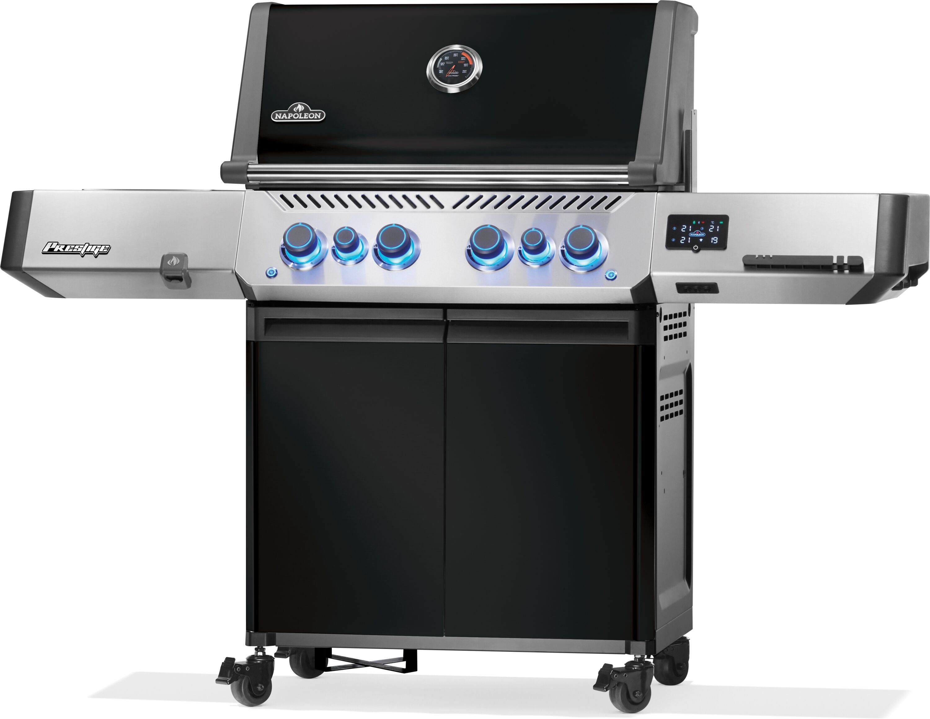 Napoleon Prestige 500 Connected Gasgrill mit Sizzle Zone und Heckbrenner Schwarz | Modell 2025 Napoleon Prestige 500 Connected Gasgrill mit Sizzle Zone und Heckbrenner Schwarz | Modell 2025