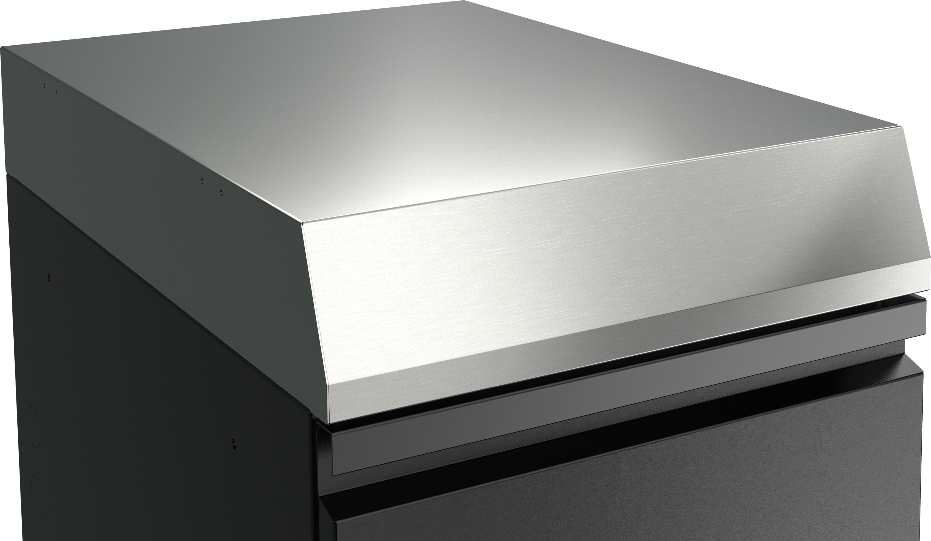 Miele Dreams – Store S Einlegeboden – Stauraummodul Lava Schwarz mit Edelstahl-Arbeitsfläche