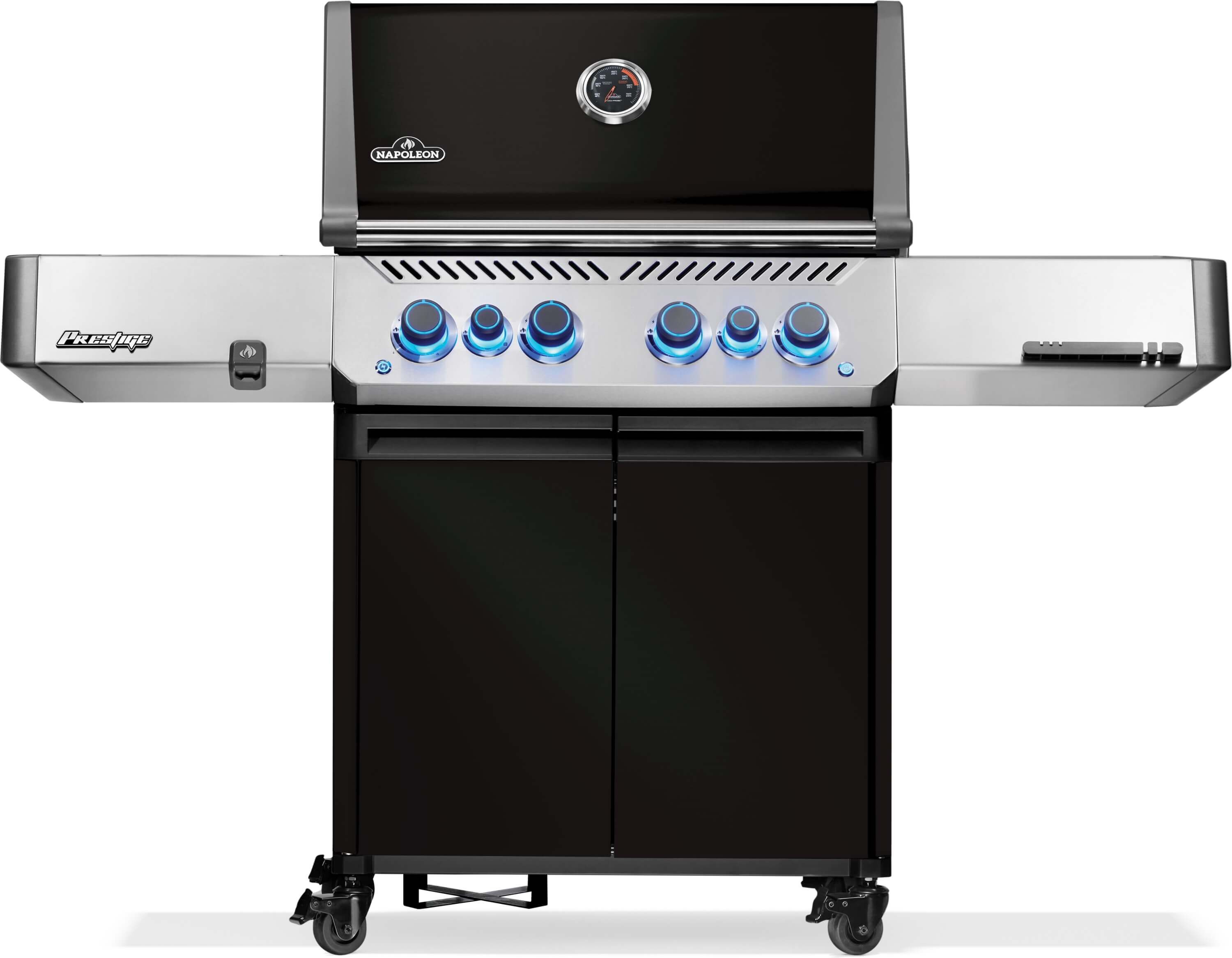 Napoleon Prestige 500 Gasgrill mit Sizzle Zone und Heckbrenner Schwarz | Modell 2025