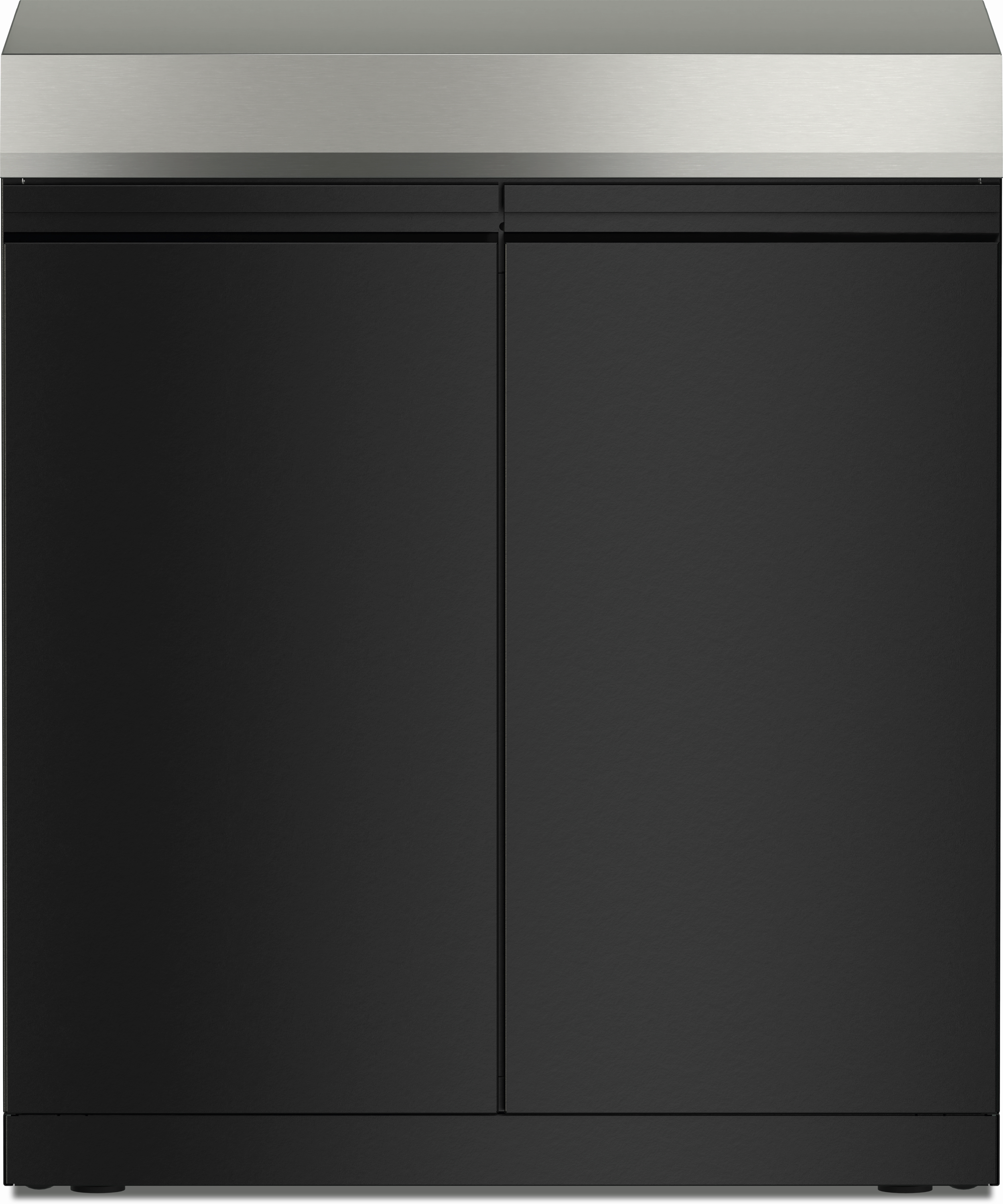 Miele Dreams Store L Schubladen Stauraummodul mit drei Vollauszügen und Edelstahl-Arbeitsfläche in Lava Schwarz Miele Dreams Store L Schubladen Stauraummodul mit drei Vollauszügen und Edelstahl-Arbeitsfläche in Lava Schwarz