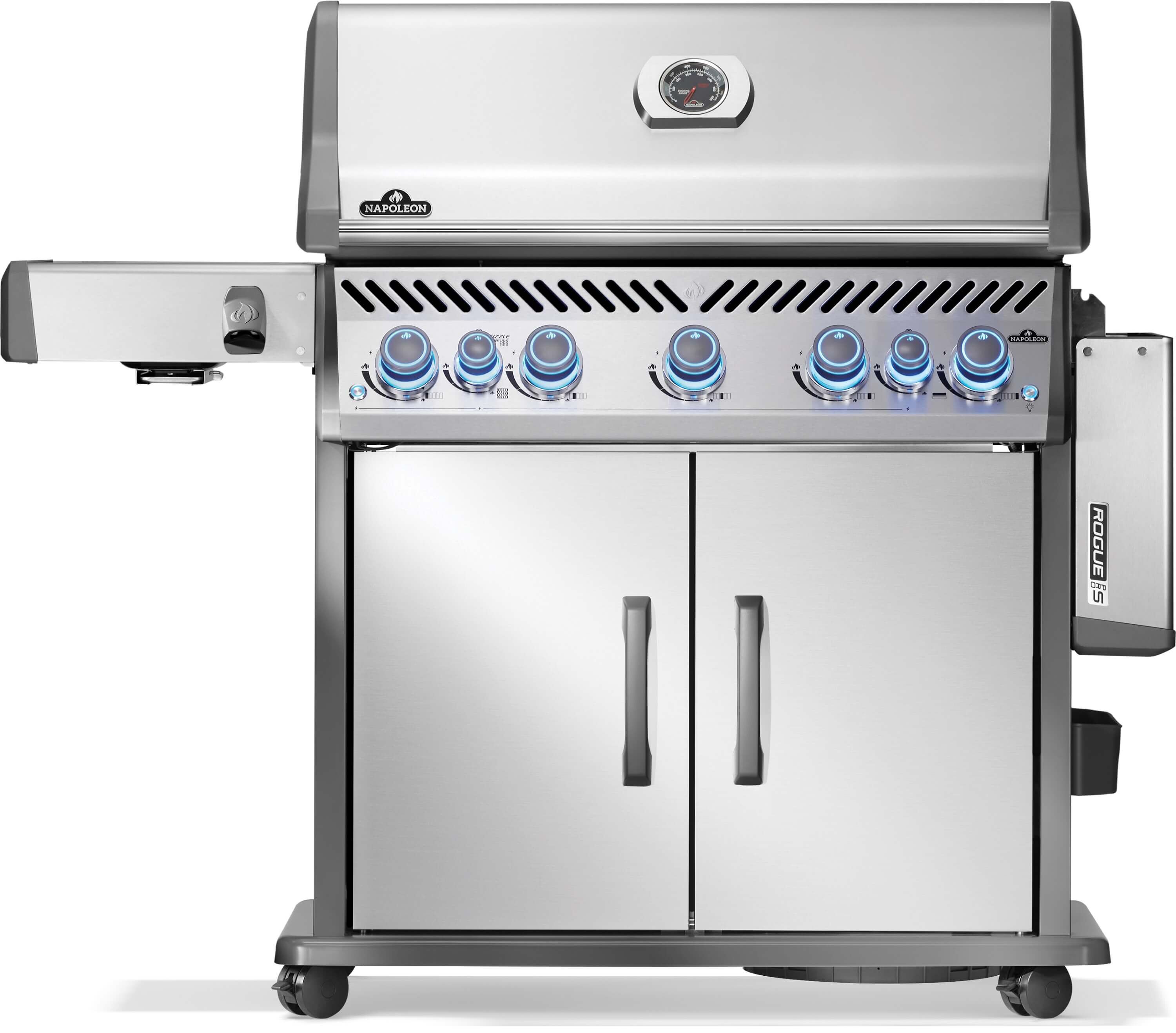 Napoleon Rogue PRO-S 625 RSIB mit Edelstahlrosten | Gasgrill mit Sizzle Zone & Heckbrenner