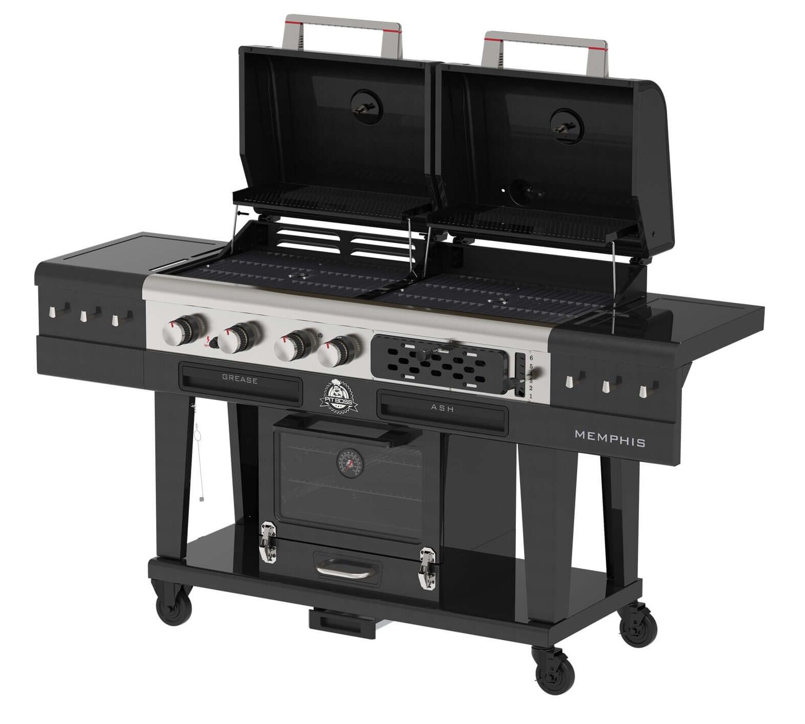 Pit Boss Memphis Ultimate 2.0 Kombigrill | Pelletsmoker, Holzkohlegrill & Gasgrill