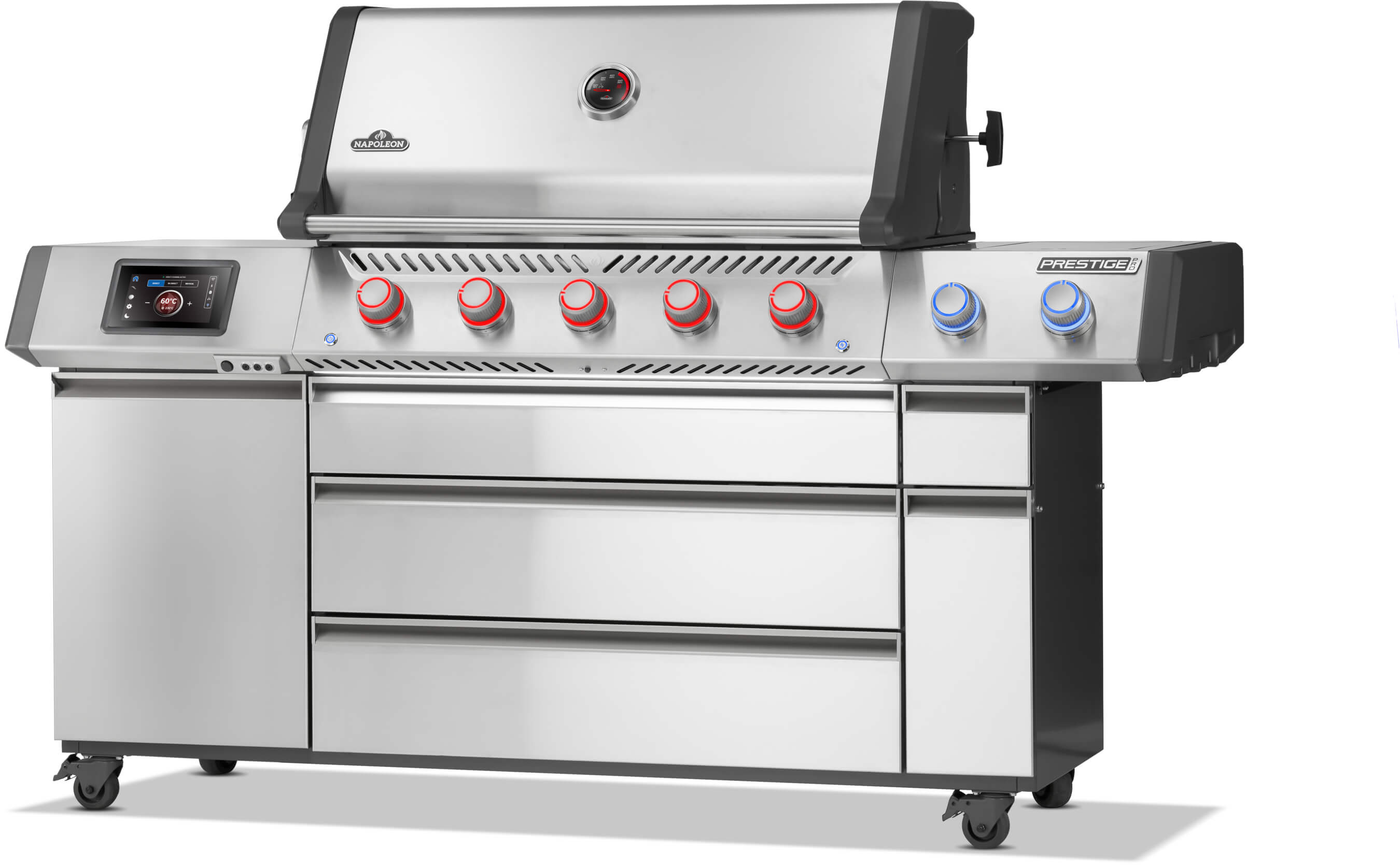 Napoleon Prestige PRO 665 Smart-Connected | Smarter Gasgrill, Edelstahl inkl. Drehspieß - Modell 2026 – Bild 4 Napoleon Prestige PRO 665 Smart-Connected | Smarter Gasgrill, Edelstahl inkl. Drehspieß - Modell 2026 – Produktbild 4